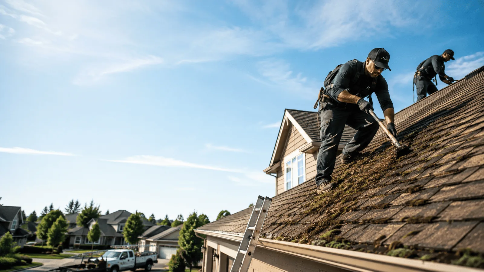 Roof Moss Removal in Walhalla, MI near me